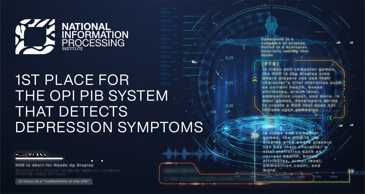 First place for OPI PIB system that detects depression symptoms