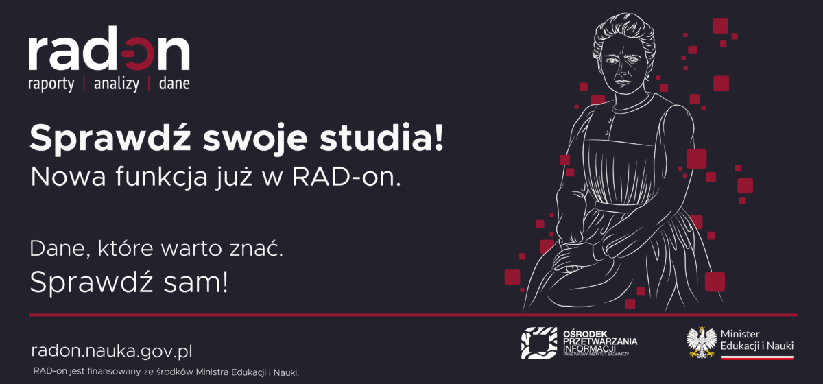 Sprawdź swoje studia! Nowa funkcja już w RAD-on