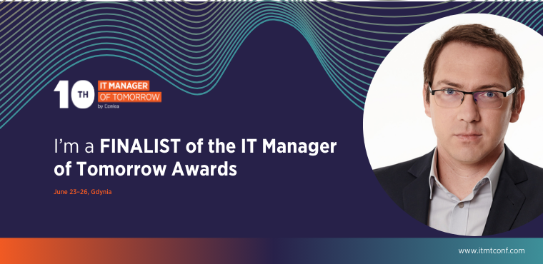 Dr inż. Marek Kozłowski finalistą konkursu IT Manager of Tomorrow 2025