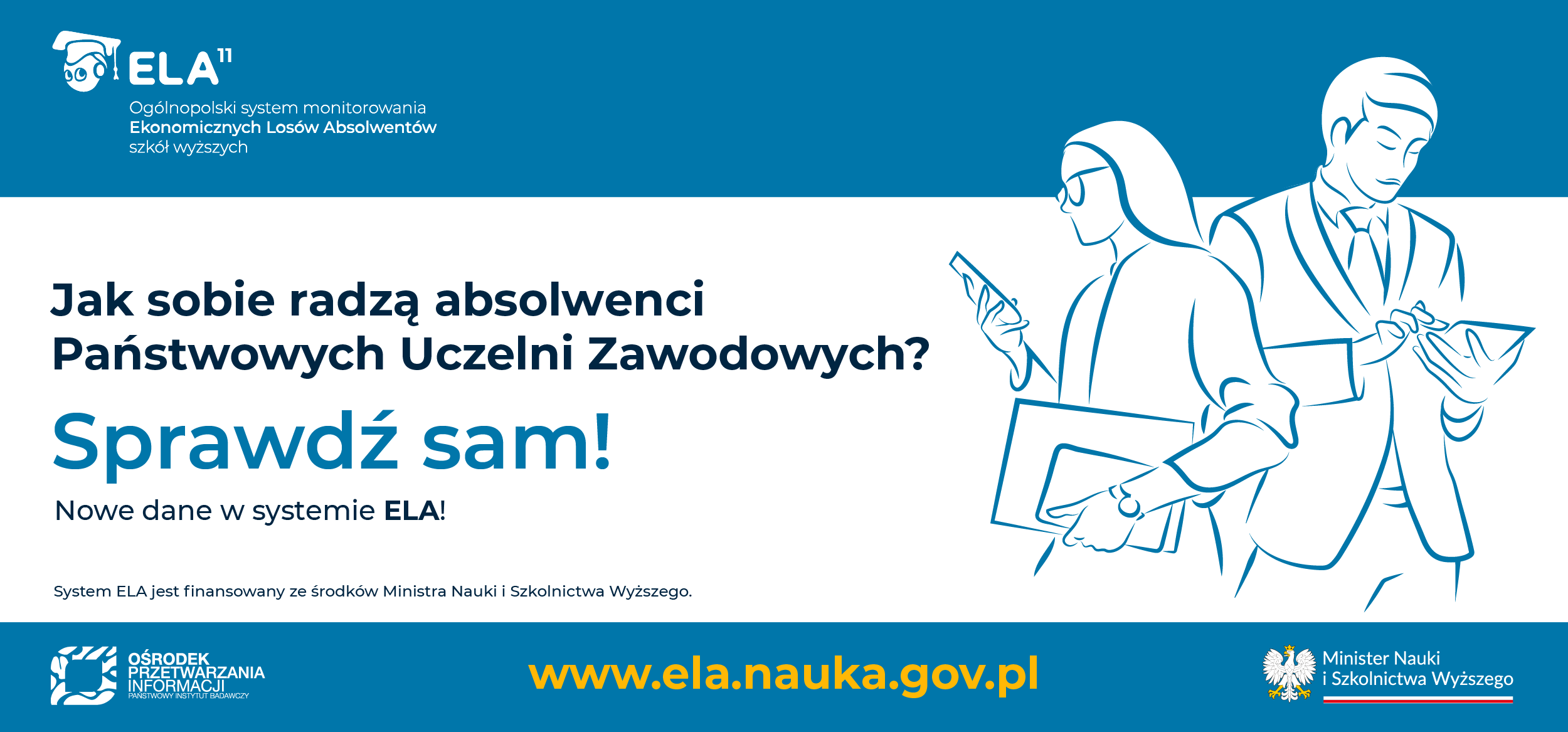Nowe dane systemu ELA potwierdzają: absolwenci Państwowych Uczelni Zawodowych (PUZ) są&nbsp;skuteczni na&nbsp;rynku pracy