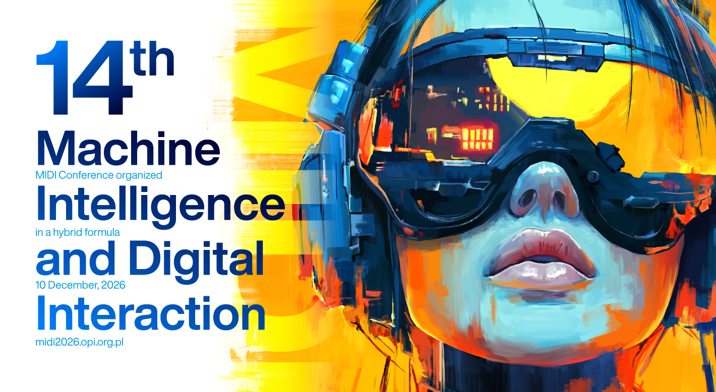 14. edycja konferencji naukowej Machine Intelligence and Digital Interaction już w&nbsp;grudniu – ruszył nabór artykułów!