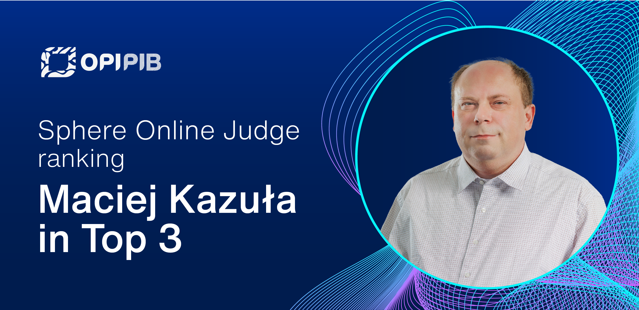 OPI PIB’s Maciej Kazuła ranks 3rd in&nbsp;a&nbsp;Sphere Online Judge ranking