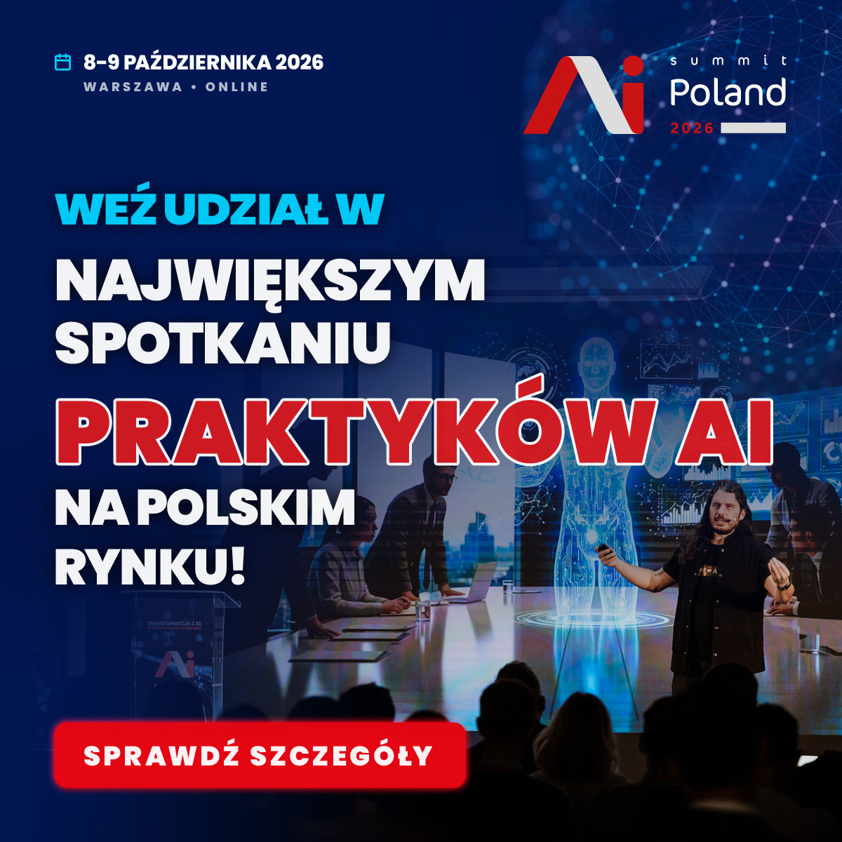 AI Summit Poland 2026 z&nbsp;patronatem OPI