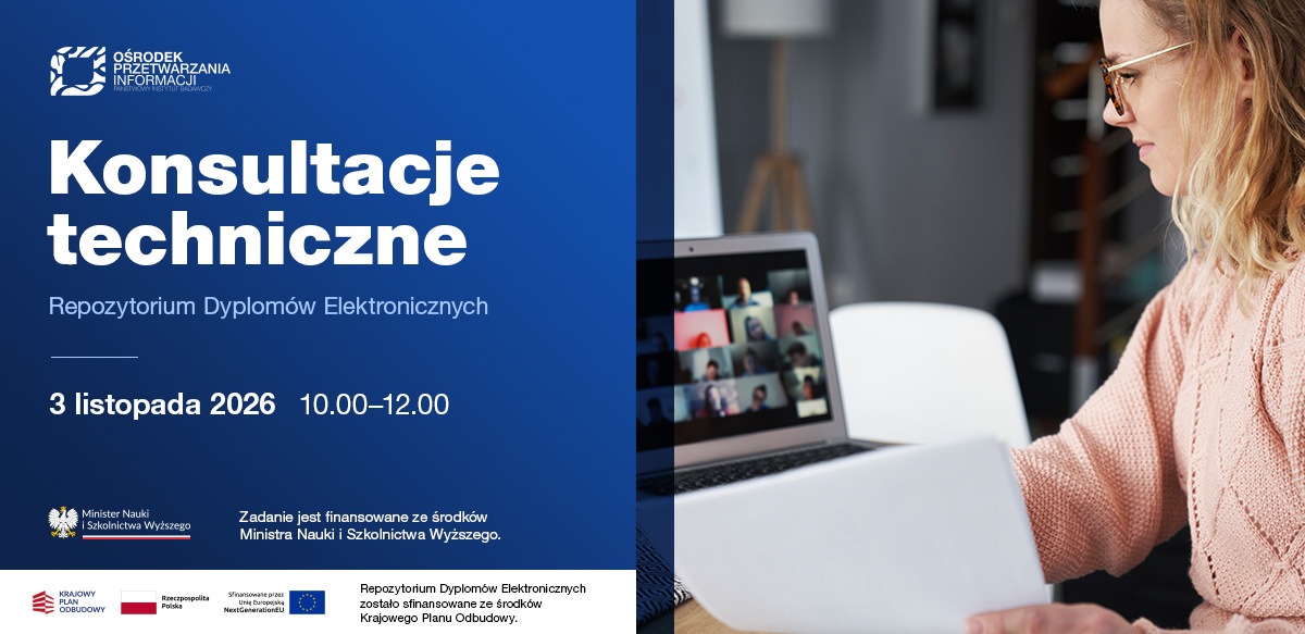 Konsultacje techniczne – Repozytorium Dyplomów Elektronicznych  